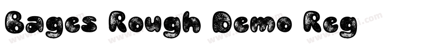 Bages Rough Demo Reg字体转换